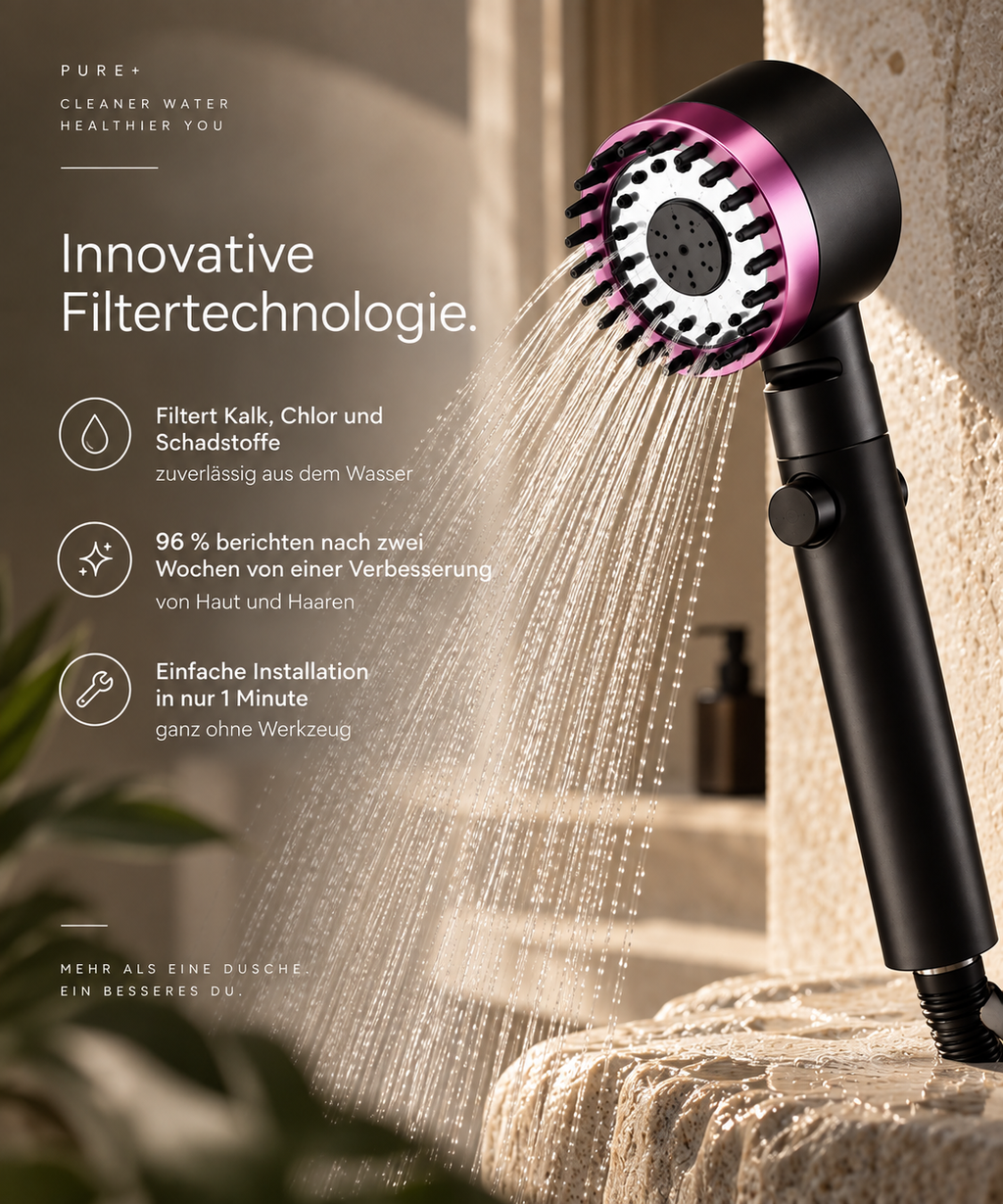 Pure+   Beauty - Filterduschkopf